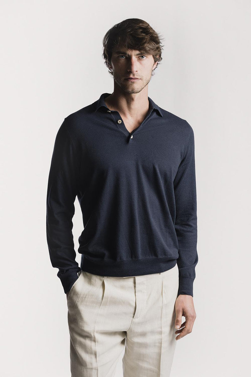 Polo Fitz cotone cashmere KNPLSCWBLS6 110 Raw 