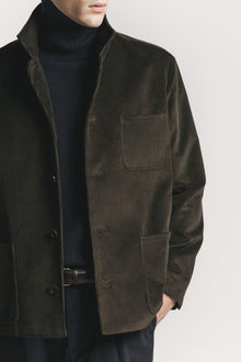 GIACCA PAINTER VELLUTO A COSTE<BR/><BR/><BR/> JKPTCOMGF5 580 Raw 