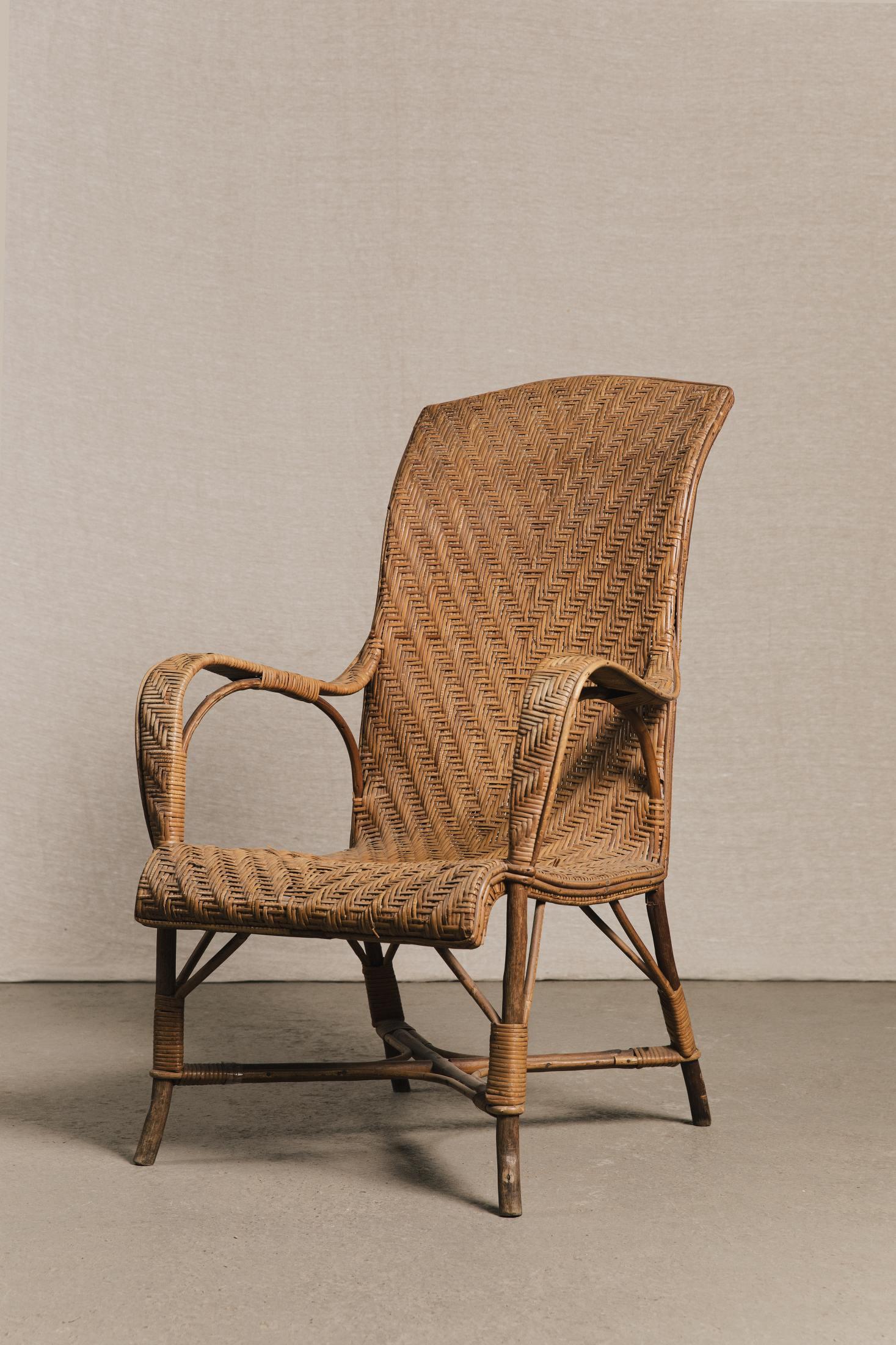 Poltrona in rattan <BR/> SED0151 1 Raw 