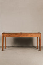 Vetrina espositore orizzontale in legno mordenzato<BR/> ESP0026 1 Raw 