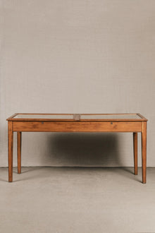 Vetrina espositore orizzontale in legno mordenzato<BR/> ESP0026 1 Raw 