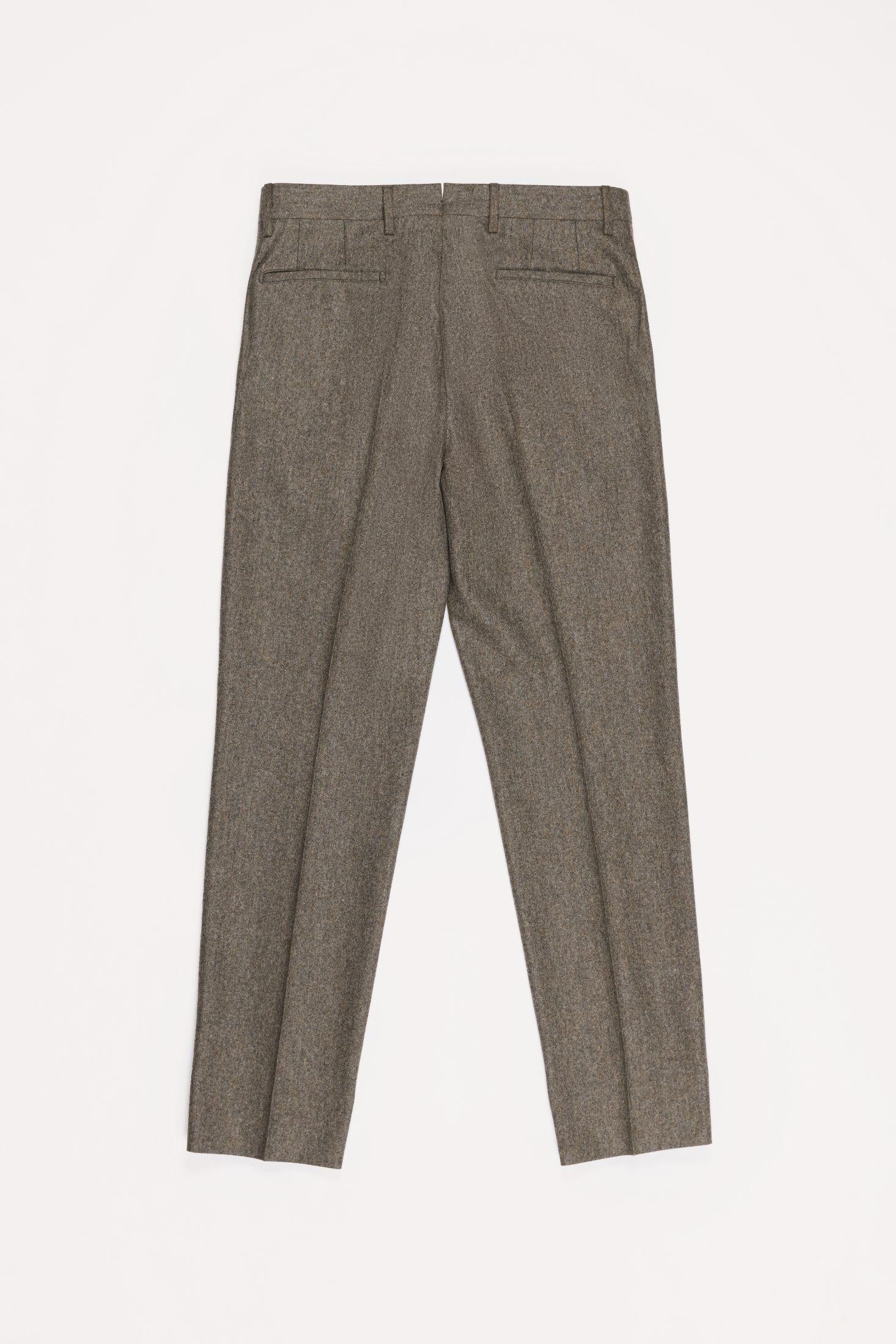 PANTALONE LAWRENCE FLANELLA DI LANA <BR/> TRPLFLBGF5 230 Raw 