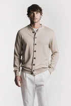 Cardigan Club  cotone cashmere KNCGCWBGS6 447 Raw 