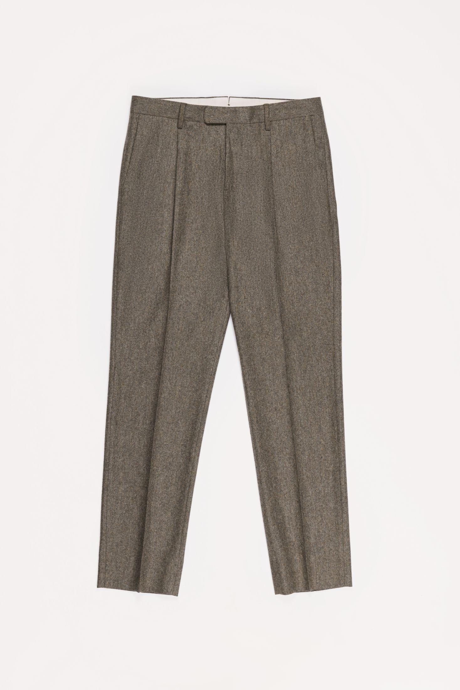 PANTALONE LAWRENCE FLANELLA DI LANA <BR/> TRPLFLBGF5 230 Raw 
