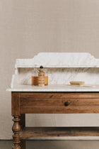 Mobile toeletta con ripiano in marmo<BR/> BAG0236 1 Raw 