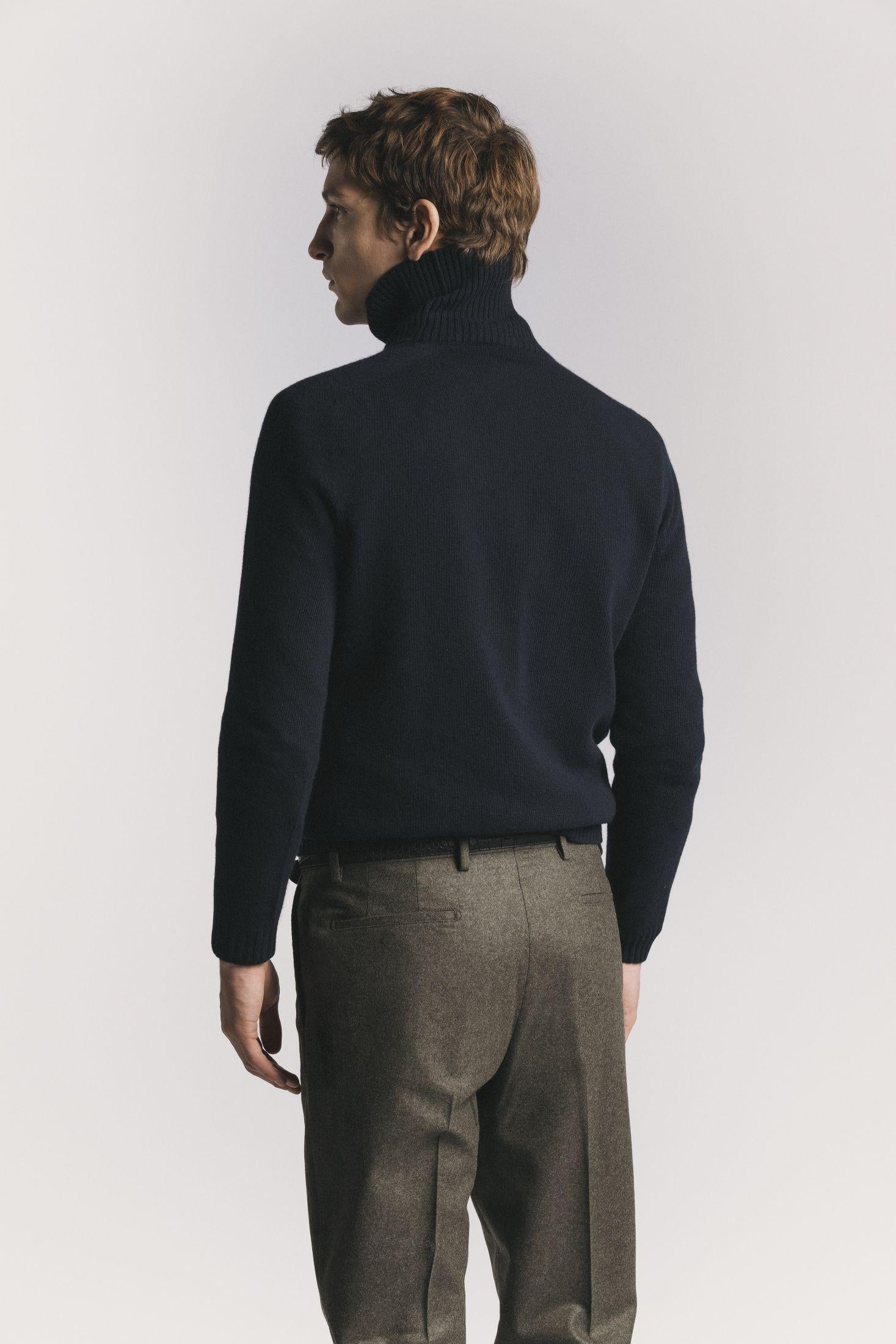 PANTALONE LAWRENCE FLANELLA DI LANA TRPLFLGRF5 570 Raw 