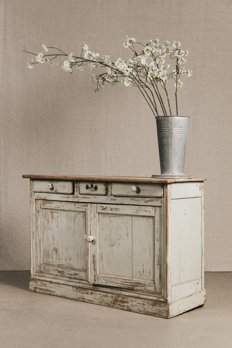 Credenza bassa in legno decapato ARM0077 1 Raw 