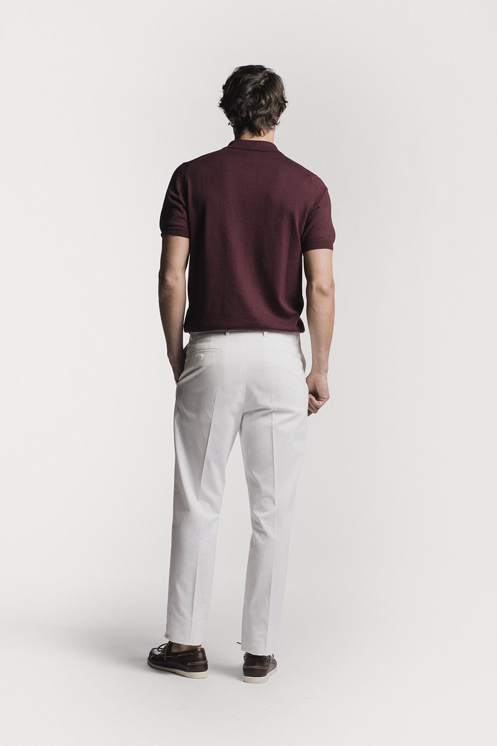 Polo Henley  cotone cashmere KNPSSCWMLS6 087 Raw 