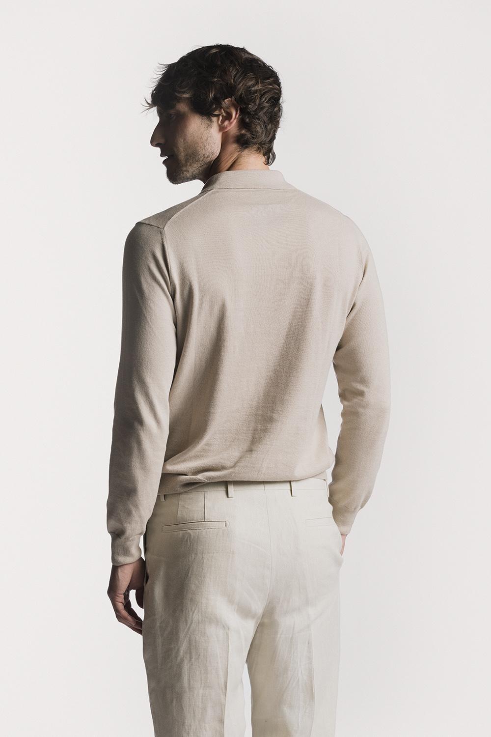 Polo Fitz cotone cashmere KNPLSCWBGS6 447 Raw 