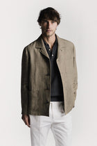 Giacca Painter  galles di lino JKPTLIGLKHS6 1 Raw 