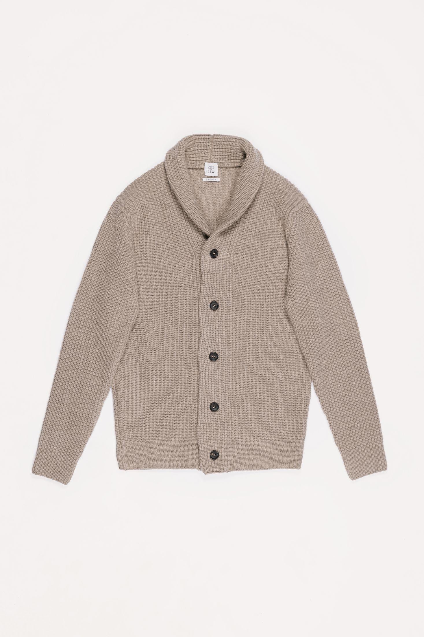 CARDIGAN MARINE LANA & CASHMERE<BR/><BR/> KNCAWCBGF5 230 Raw 