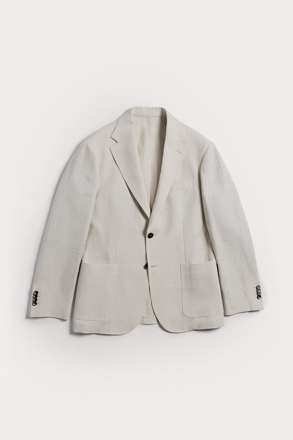 Giacca Windsor  raso di lino JKSBRLCRS6 1 Raw 
