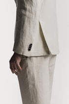 Giacca Windsor  raso di lino JKSBRLCRS6 1 Raw 