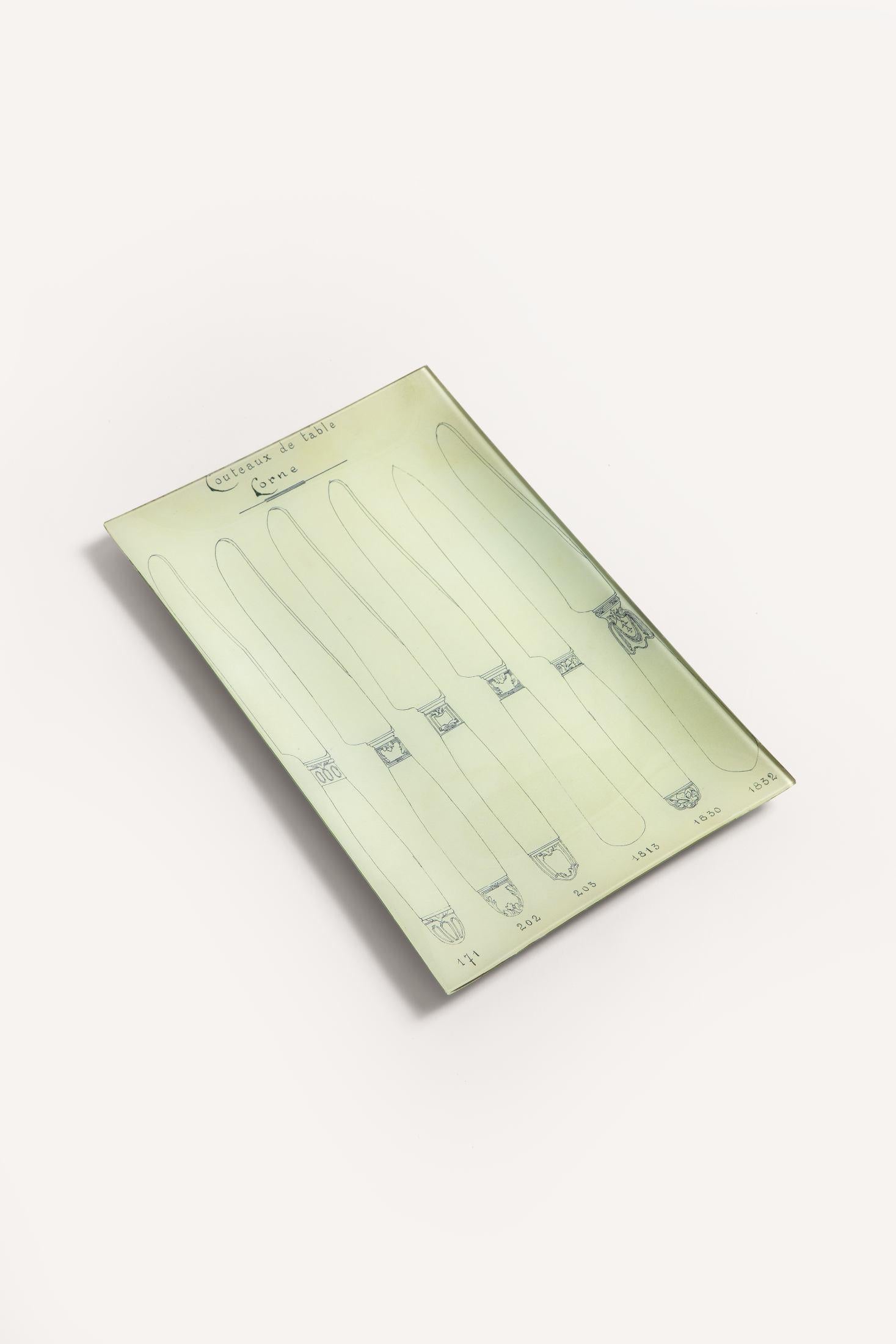 COUTEAUX DE TABLE  TRAY JDRTCTC 1 John Derian 