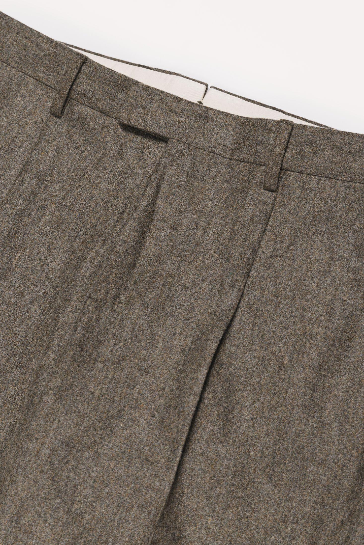 PANTALONE LAWRENCE FLANELLA DI LANA <BR/> TRPLFLBGF5 230 Raw 