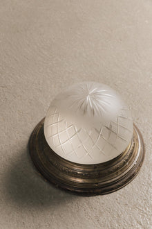 Plafoniera in ottone ILL1117 1 Raw 