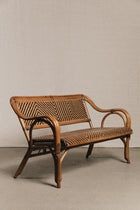 Divanetto bistrot in bamboo<BR/> SED0148 1 Raw 