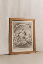 stampe (coppia) con cornice "cherubini" C0R1137 1 Raw 