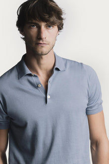 Polo Henley  cotone cashmere KNPSSCWSTS6 422 Raw 