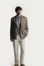 Pantalone Lawrence  raso di Lino TRPLRLCRS6 02 Raw 