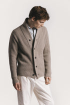 CARDIGAN MARINE LANA & CASHMERE<BR/><BR/> KNCAWCBGF5 230 Raw 