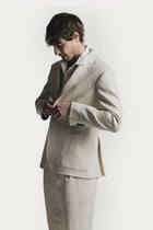 Pantalone Lawrence  raso di Lino TRPLRLCRS6 02 Raw 