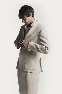 Pantalone Lawrence  raso di Lino TRPLRLCRS6 02 Raw 