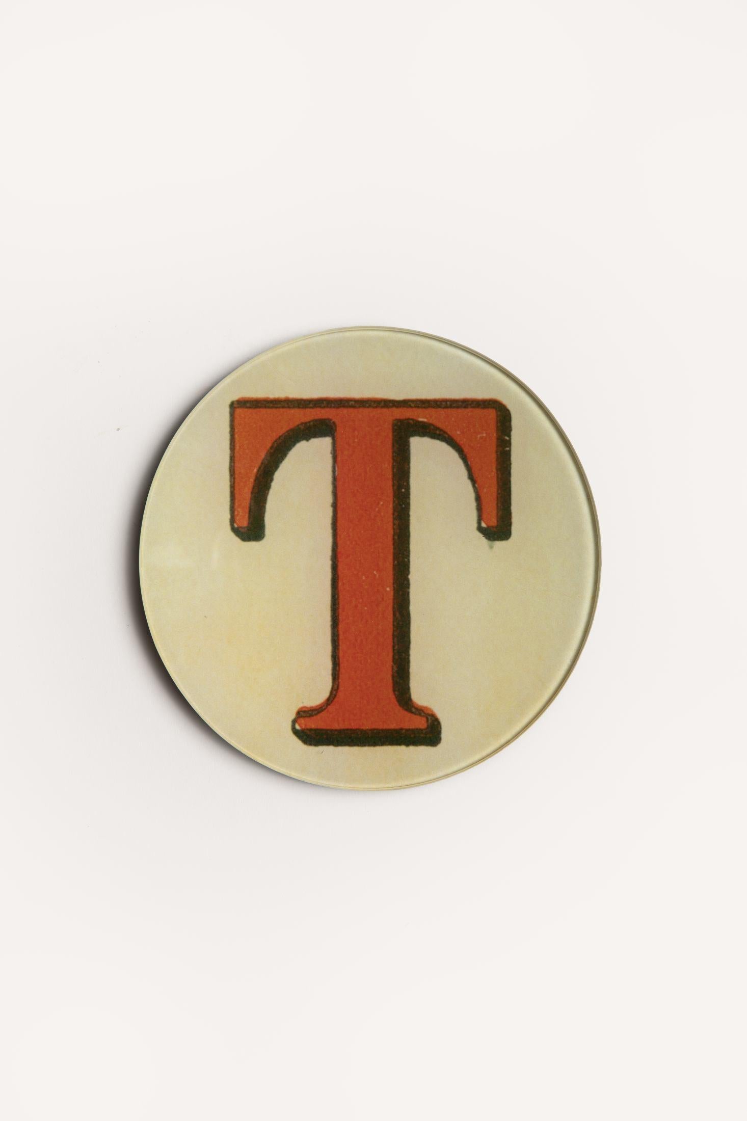 "T" <BR/>ROUND PLATE JDRPRLT 1 John Derian 