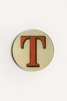 "T" <BR/>ROUND PLATE JDRPRLT 1 John Derian 