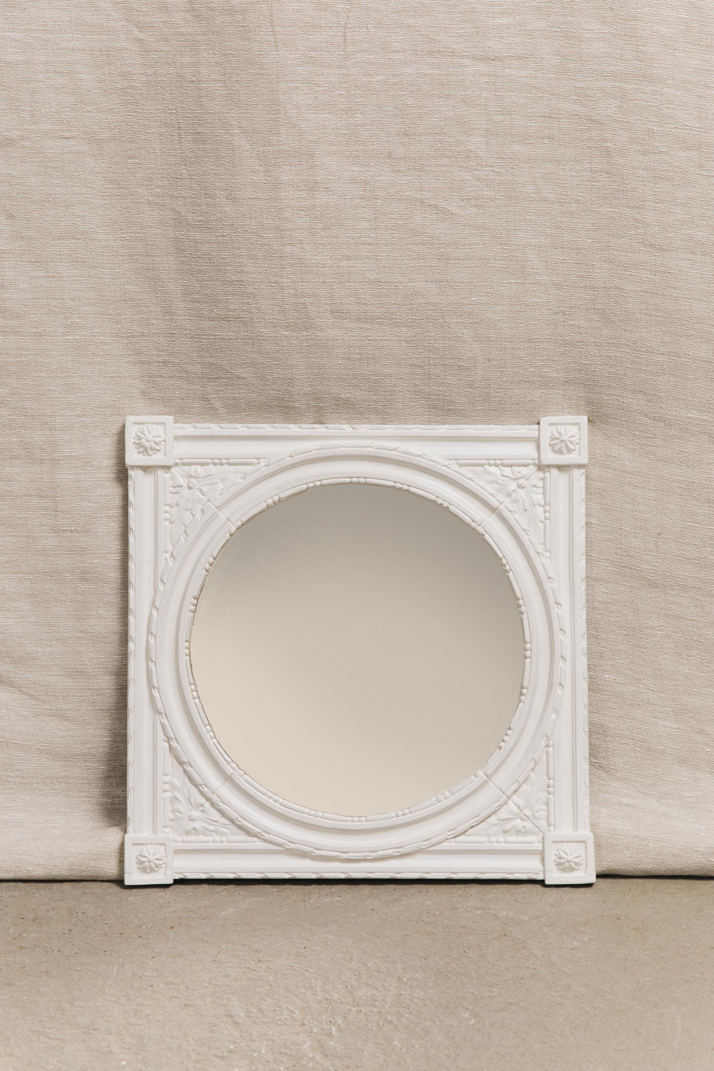 Specchio con cornice quadrata SPE0676 1 Raw 