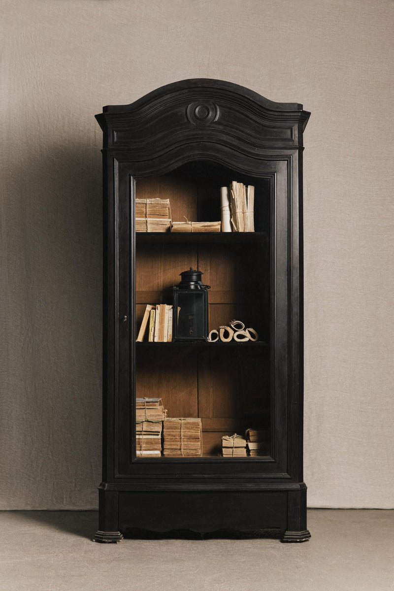 Vetrina Napoleone III, un'anta vetro<BR/> ARM0055 1 Raw 