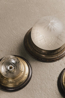 Plafoniera in ottone ILL1117 1 Raw 