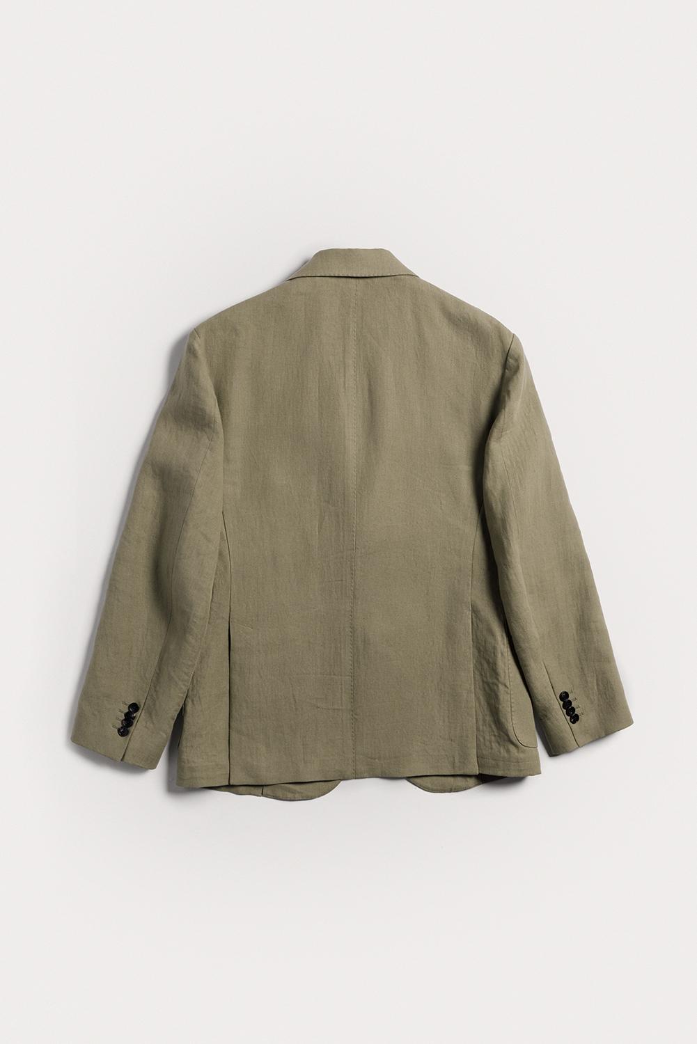 Giacca Windsor  raso di lino JKSBRLKHS6 1 Raw 
