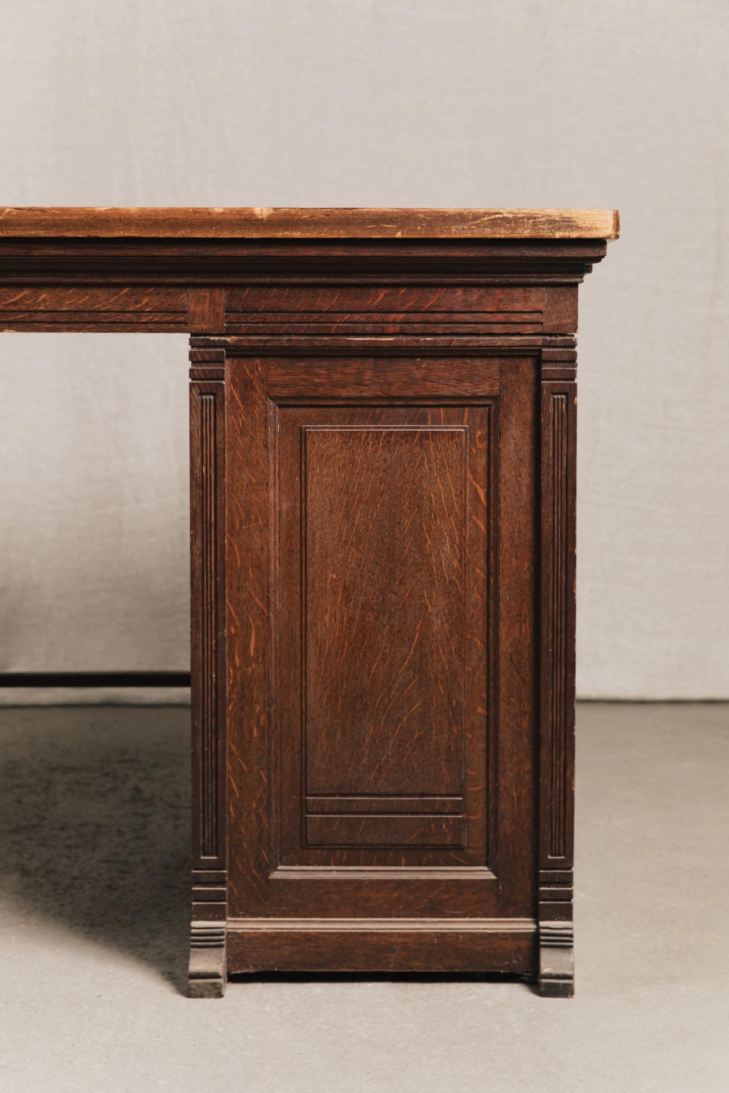 Scrivania da disegno in rovere<BR/> TAV0029 1 Raw 