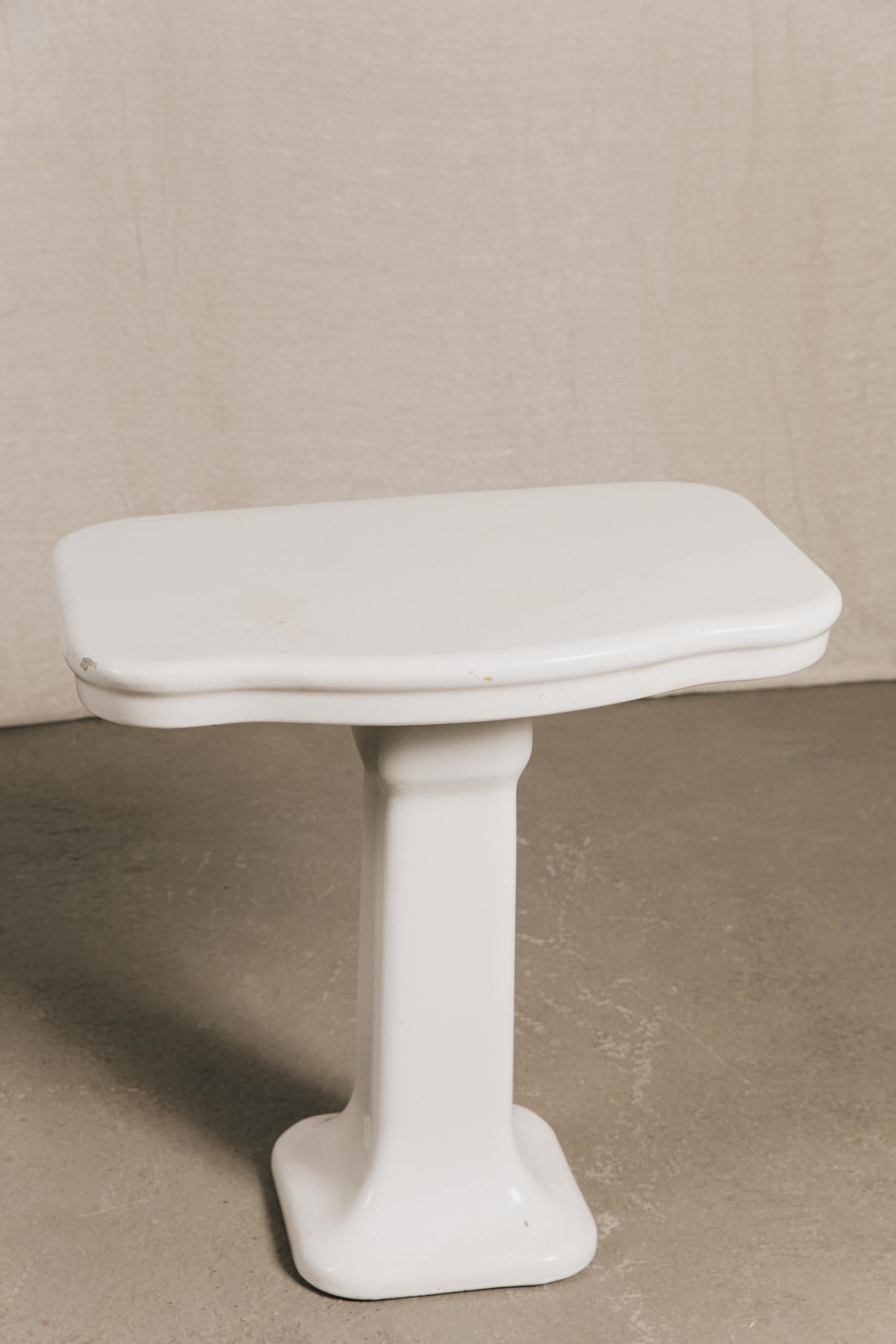 Console da bagno in ceramica bianca<BR/><BR/> BAG0233 1 Raw 