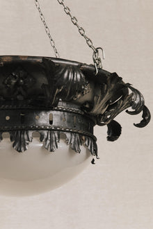 Plafoniera liberty in ferro battuto<BR/> ILL0871 1 Raw 