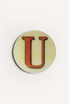 "U" <BR/>ROUND PLATE JDRPRLU 1 John Derian 
