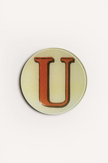"U" <BR/>ROUND PLATE JDRPRLU 1 John Derian 