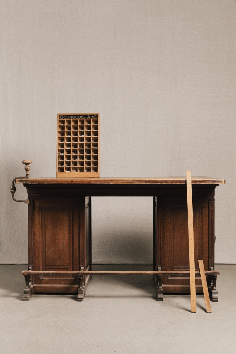 Scrivania da disegno in rovere<BR/> TAV0029 1 Raw 