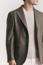 GIACCA WINDSOR FLANELLA DI LANA JKSBFLBGF5 235 Raw 