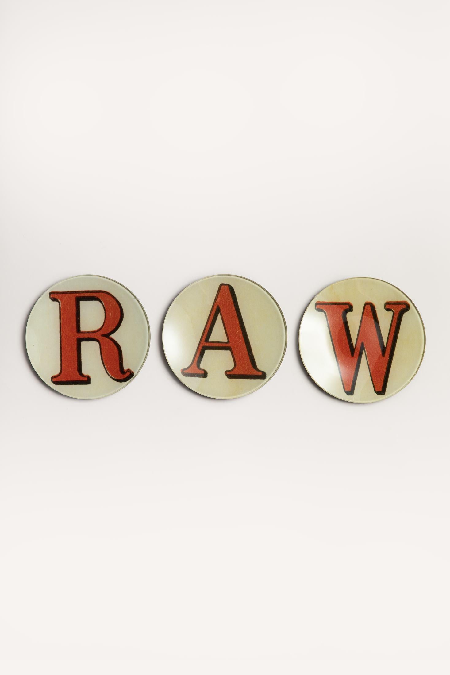 "K" <BR/>ROUND PLATE JDRPRLK 1 John Derian 