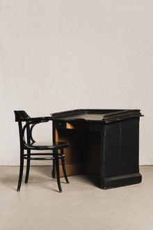 Banco scrittoio nero<BR/><BR/> TAV0046 1 Raw 