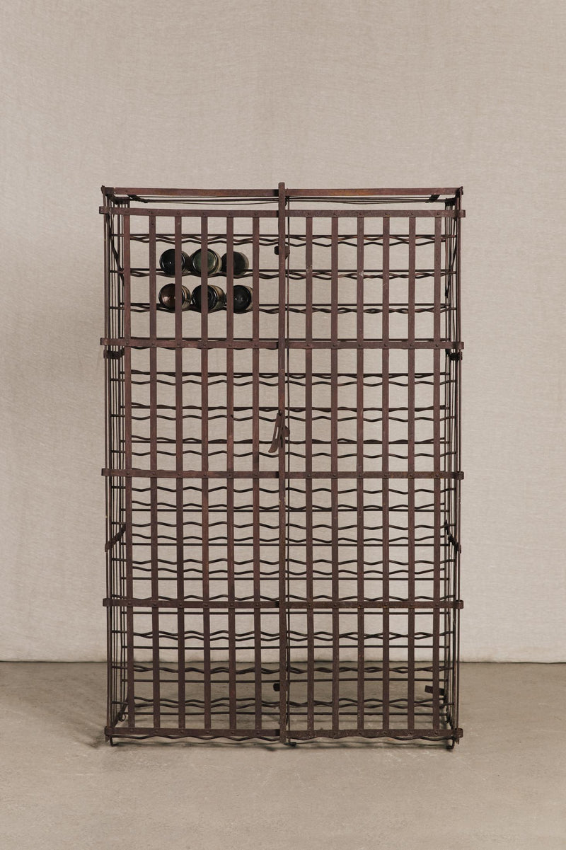 Bottigliera da cantina in ferro<BR/> NEG1396 1 Raw 