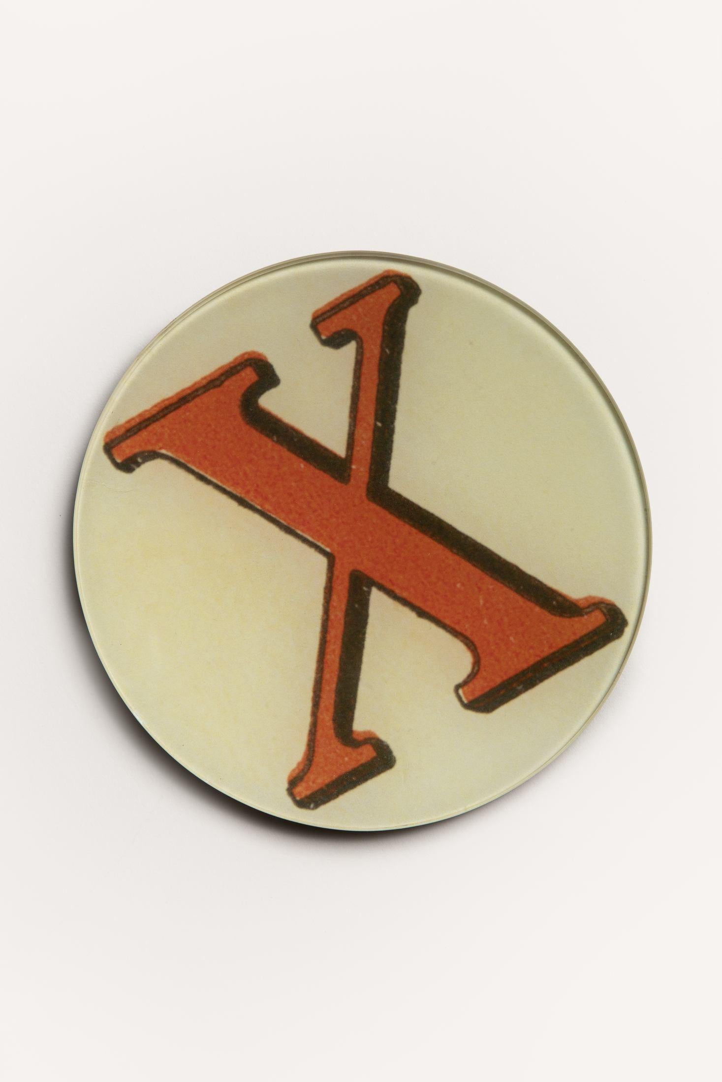 "X" <BR/>ROUND PLATE JDRPRLX 1 John Derian 