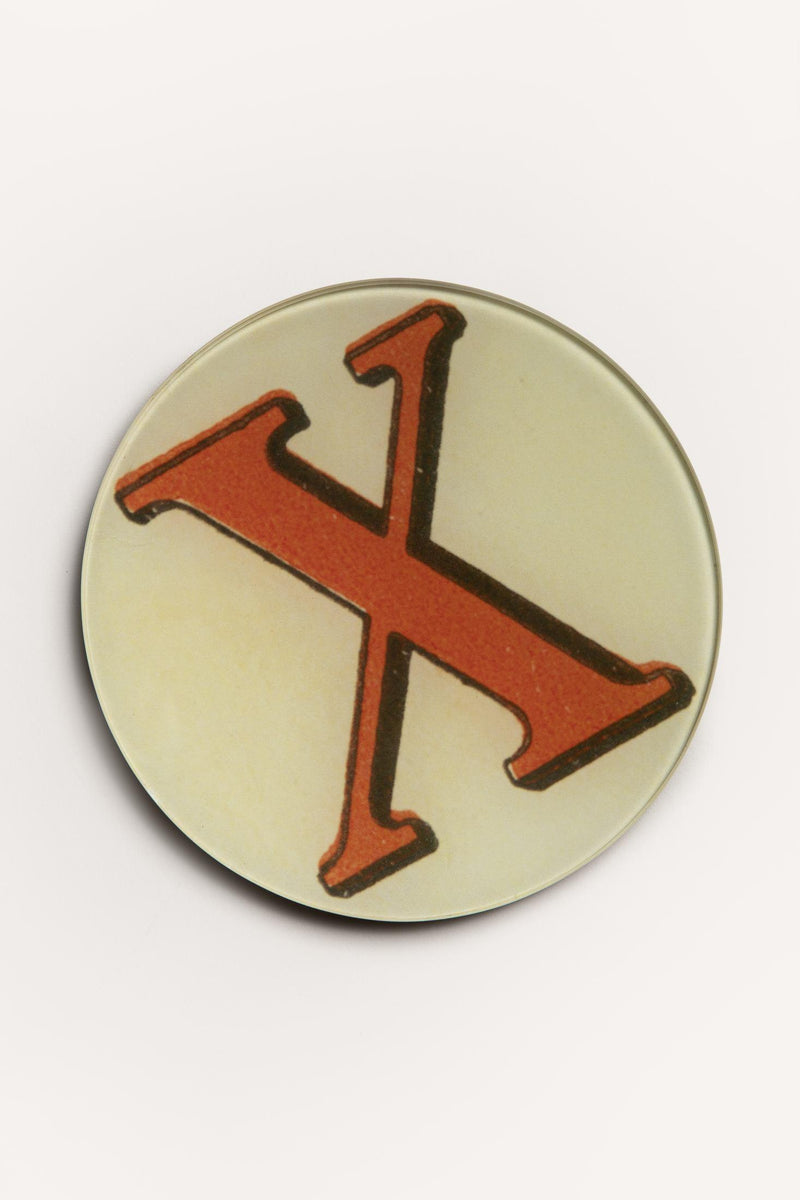 "X" <BR/>ROUND PLATE JDRPRLX 1 John Derian 