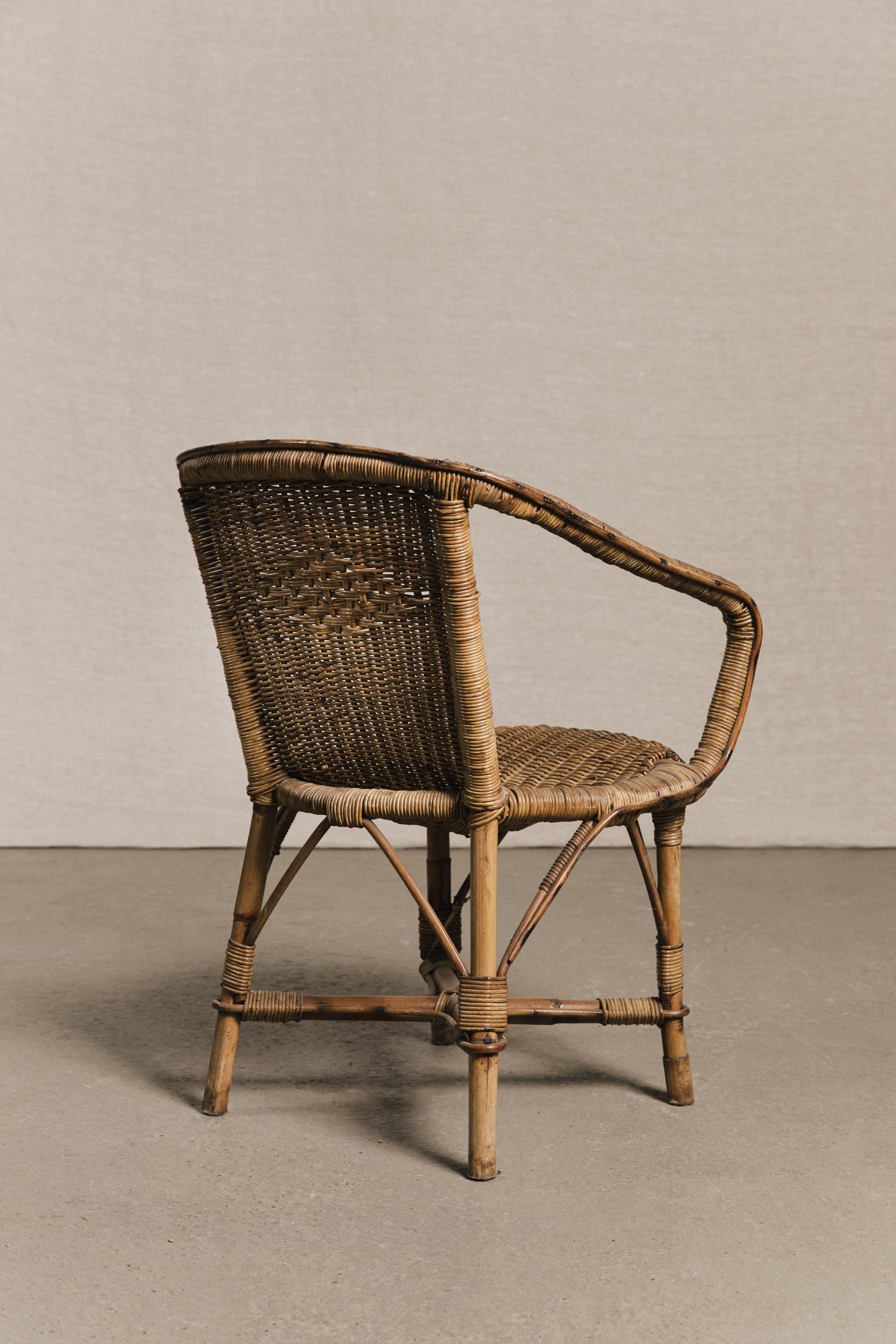 Coppia poltroncine vimini<BR/> SED0149 1 Raw 