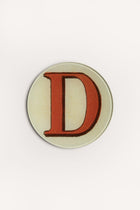 "D" <BR/>ROUND PLATE JDRPRLD 1 John Derian 
