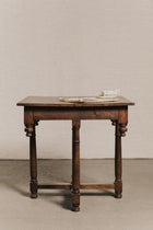 Tavolo console quadrato in rovere<BR/> TAV0011 1 Raw 