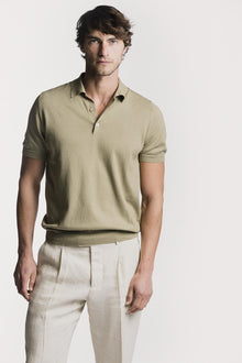 Polo Henley cotone cashmere KNPSSCWKAS6 441 Raw 