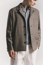 GIACCA PAINTER FLANELLA DI LANA<BR/> JKPTFLVYF5 230 Raw 